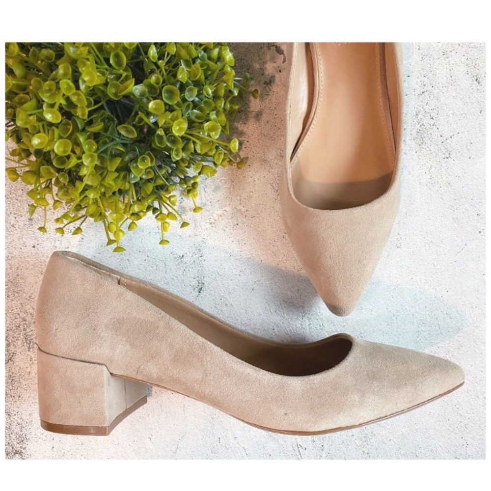 Steve Madden "Cormac" Suede Leather Pointed Toe Pumps Womens Sz 8M
